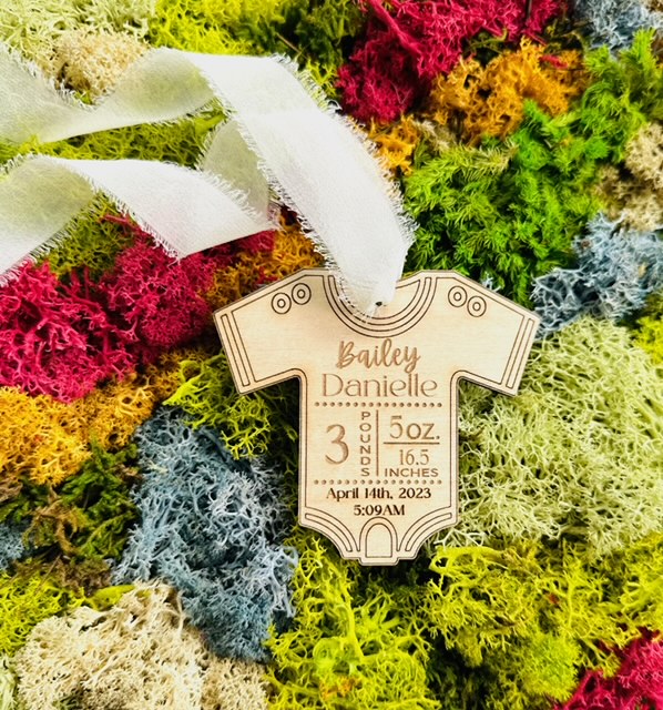 Birth Stat Baby Ornament