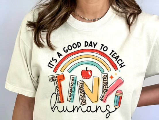 Tiny humans teacher shirt